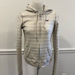 Hollister Stripe Sweatshirt with Hood